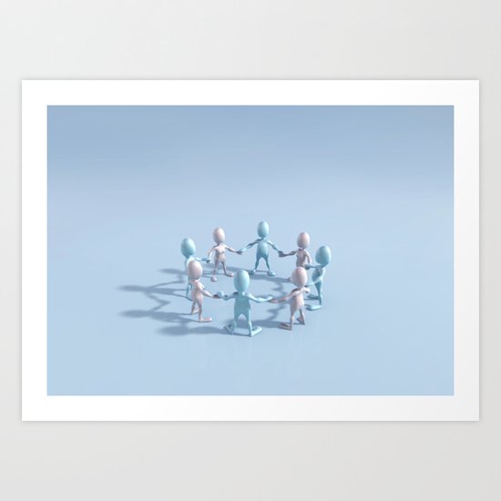 Stronger Together Art Print