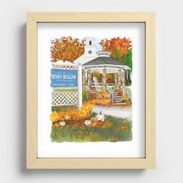 Autumn Festival Stars Hollow Recessed Framed Print