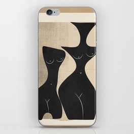 Modern Abstract Woman Body Vases 08 iPhone Skin