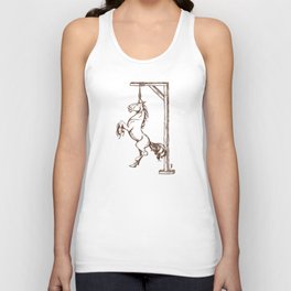 Well Hung Horse for the Man Cave Tank Top