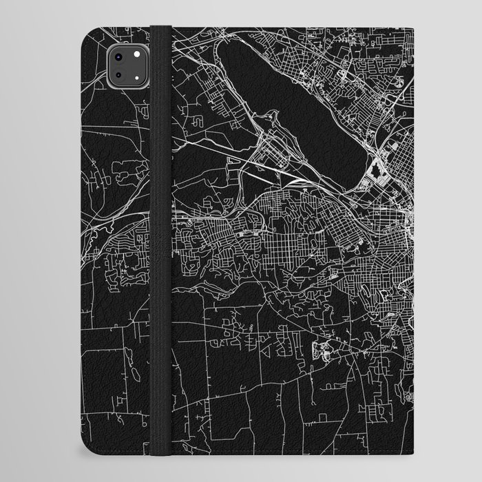 Syracuse Black Map iPad Folio Case