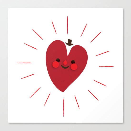 Happy Heart Canvas Print