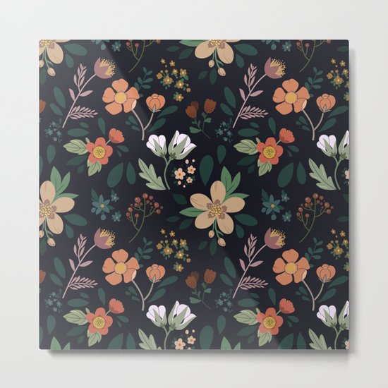 Floral Metal Print
