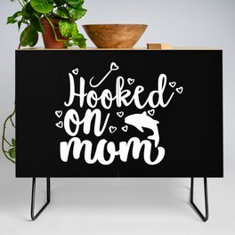 Hooked On Mom Cute Fishing Kids Credenza
