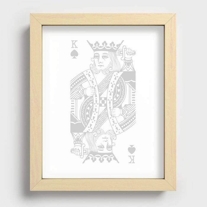 Suicide King Recessed Framed Print