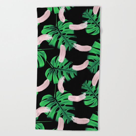 Moody Jungle Beach Towel