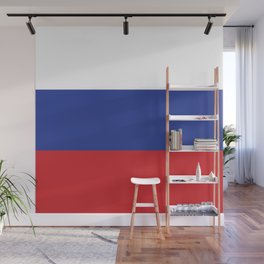 Russia Flag Print Russian Country Pride Patriotic Pattern Wall Mural