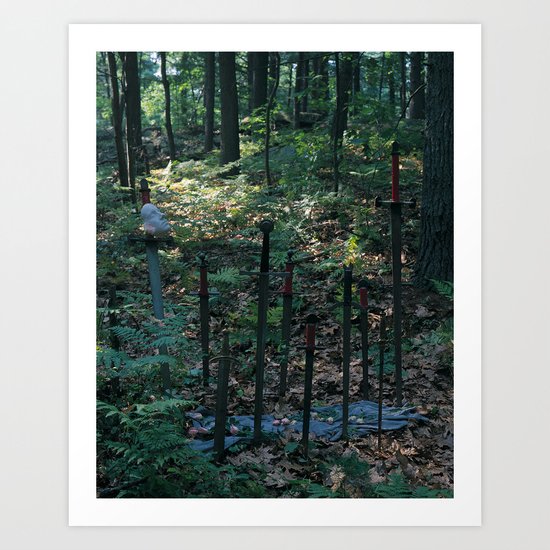 10 of Swords Art Print