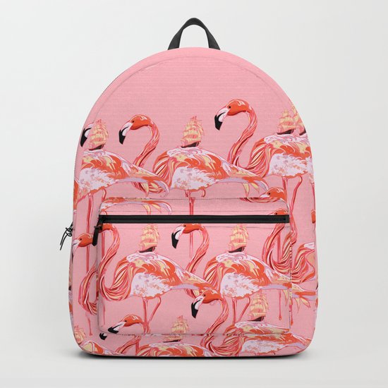 Flamingo & Sea Backpack