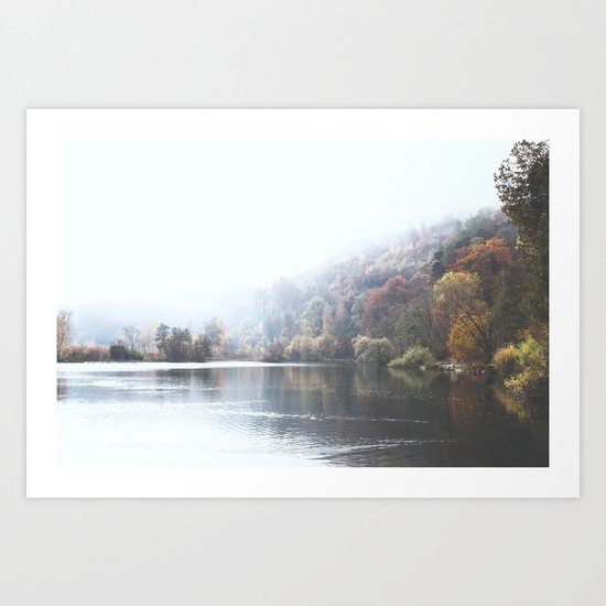Swiss Lake Art Print