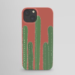cactus wall art iPhone Case