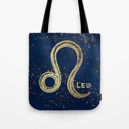 Leo Zodiac Sign Tote Bag