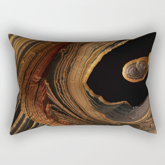 Tiger's Eye Canyon Rectangular Pillow