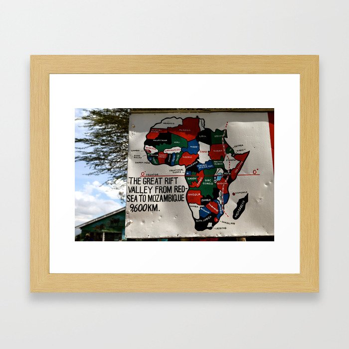 The Great Rift Valley Framed Art Print