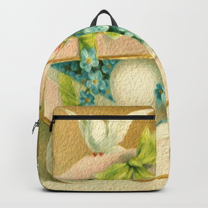 Happy Easter Dove Of Peace Backpack