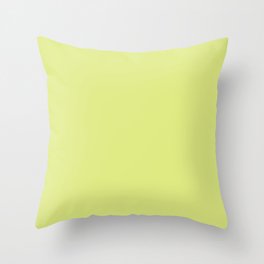 Sunny Lime Green Throw Pillow