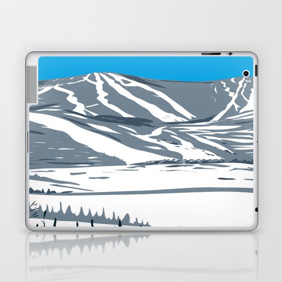 Ski Mountain Laptop & iPad Skin