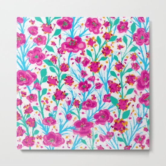 There are many flowers Metal Print