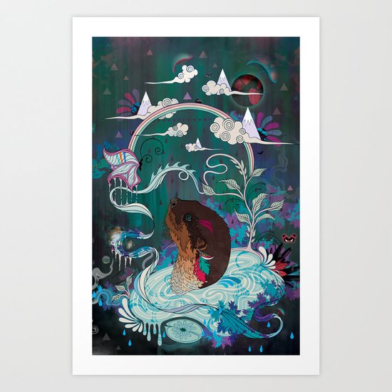 Delicate Distraction Art Print