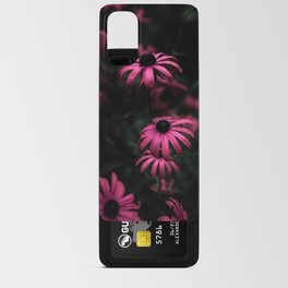 Pink flowers Android Card Case