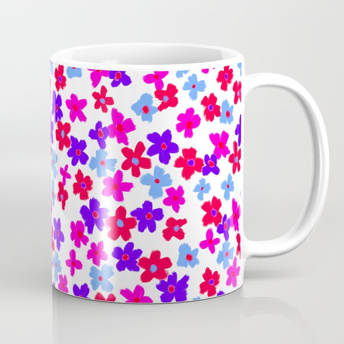 Floral violet seamless pattern Coffee Mug