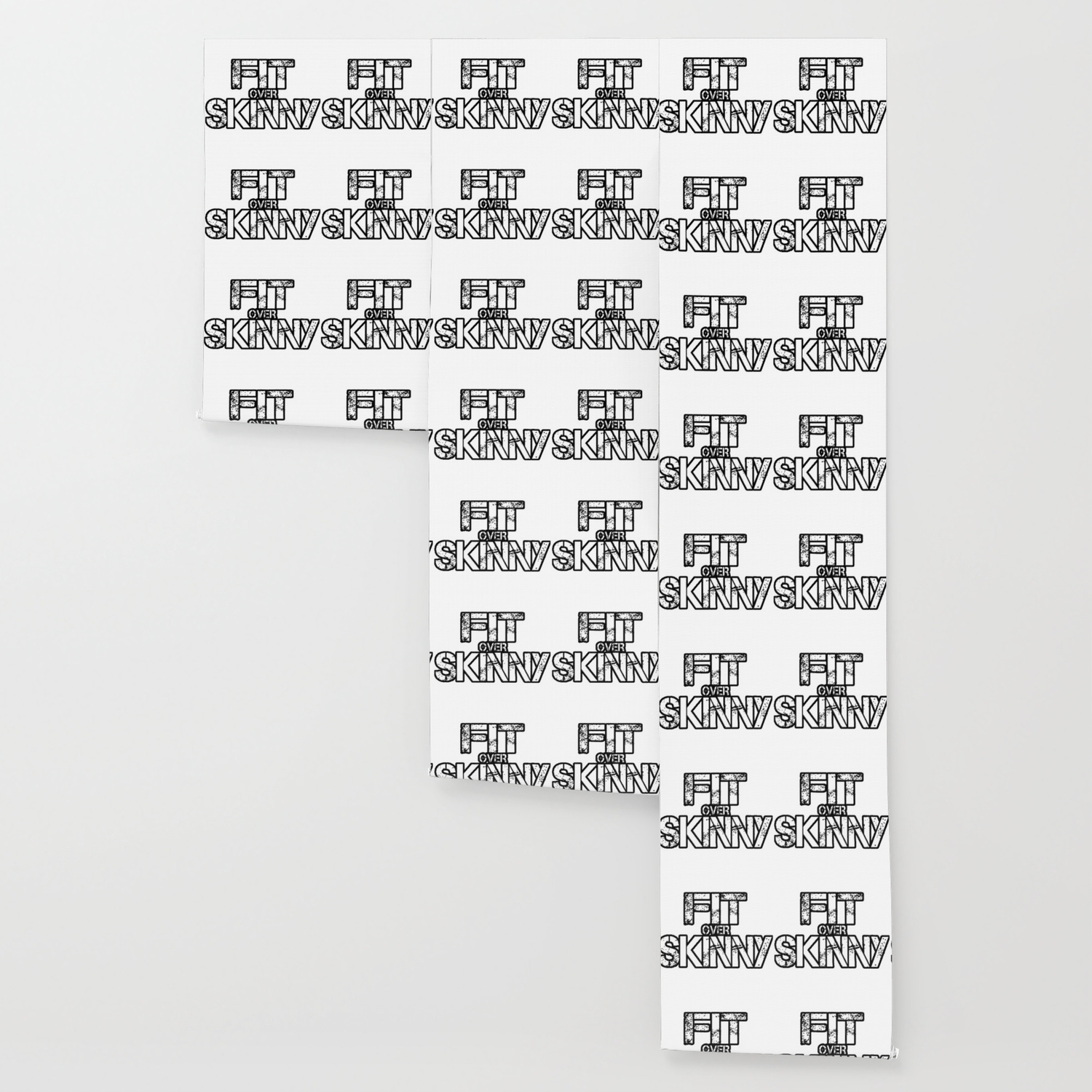 Fit Over Skinny Fitness Motivation Wallpaper By Zhafirwildan Society6
