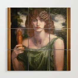 Dante Gabriel Rossetti Mnemosyne Wood Wall Art