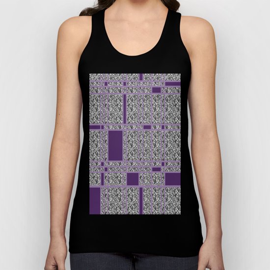 Plaid-ish Unisex Tank Top