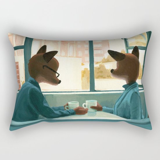 Cup of Coffee Rectangular Pillow