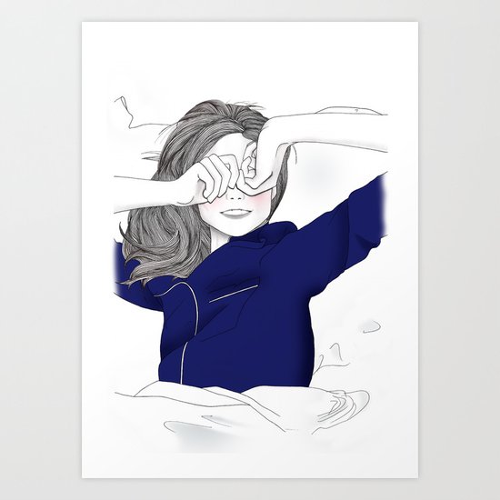 Fashion Illustration - Rise and Shine Art Print