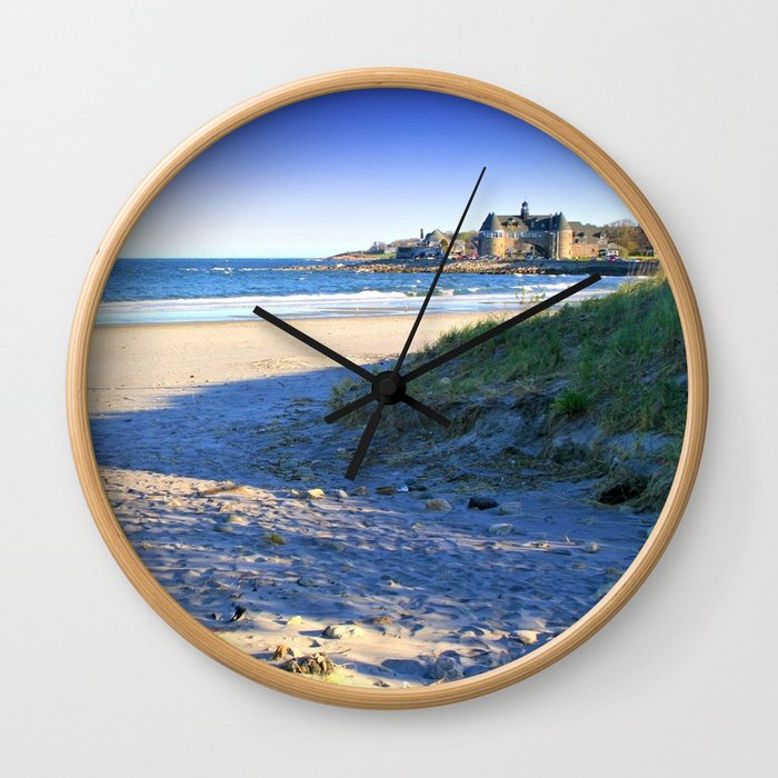 The Towers - Narragansett Town Beach, Rhode Island Wall Clock