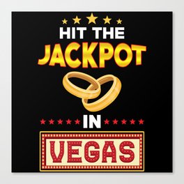 Hit the Jackpot in Vegas Canvas Print