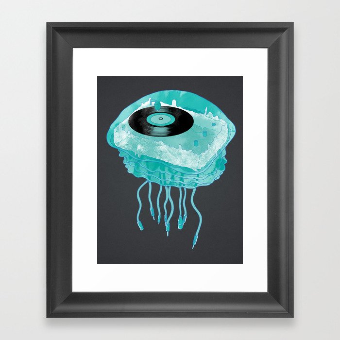 Deep Sea Audiophile Framed Art Print