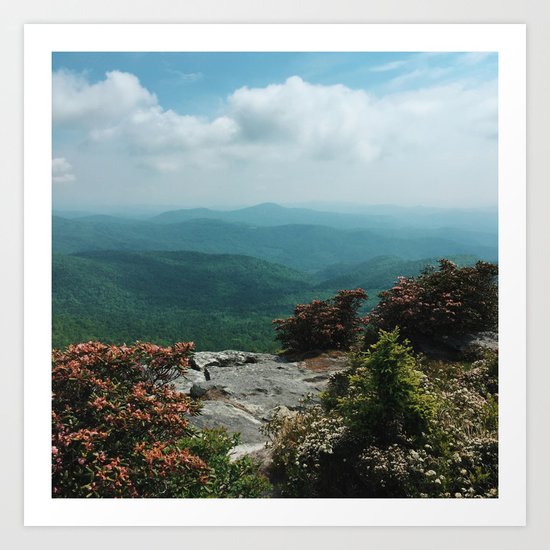 Blue Ridge Mountains Art Print