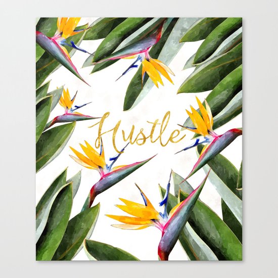 Hustle #society6 Canvas Print