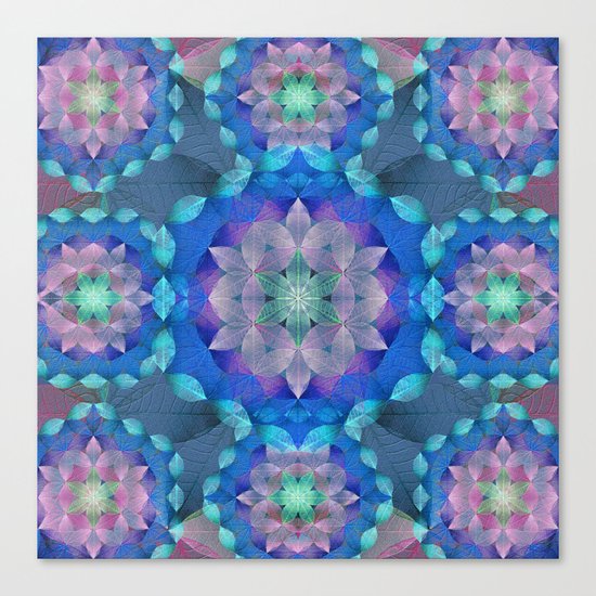 The Flower of Life - Leaf Pattern 2 Canvas Print