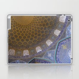 Magical Mosaic Mosque (blue & gold) | Iran Laptop & iPad Skin