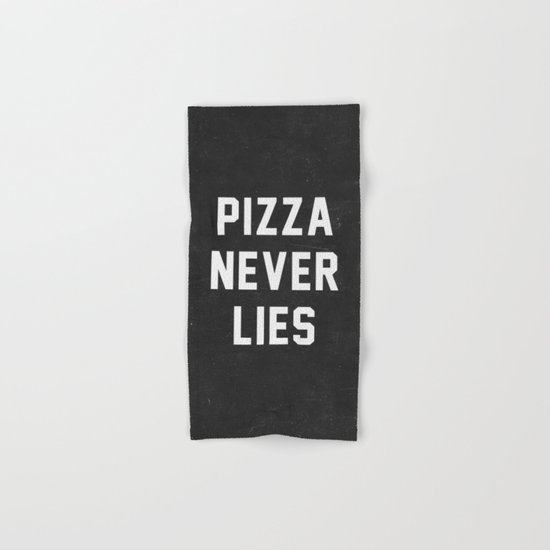 Pizza Never Lies Hand & Bath Towel