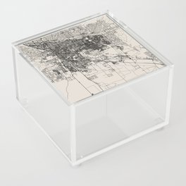 Tucson USA Map Illustration - City Map Drawing -  Acrylic Box