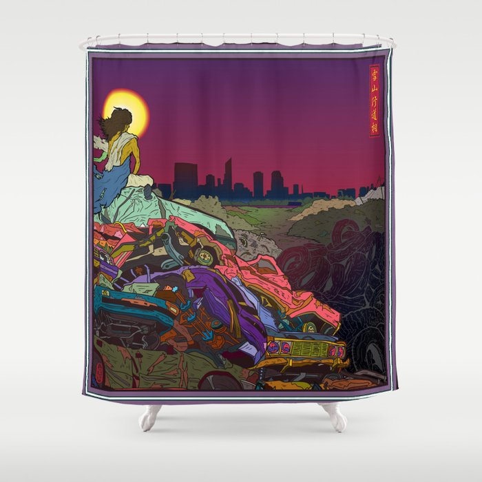 Life of Buddha - 5. Asceticism Shower Curtain