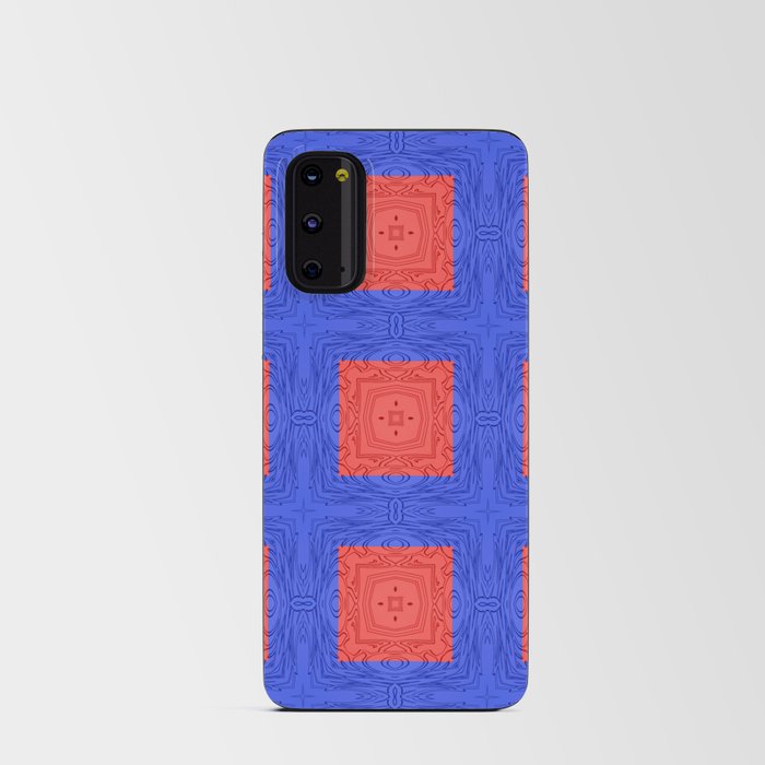 Red & Blue Android Card Case