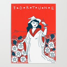 9 of Pentacles Poster