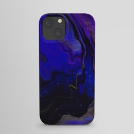 Dark Purple Blue Galaxy - Midnight Shades iPhone Case