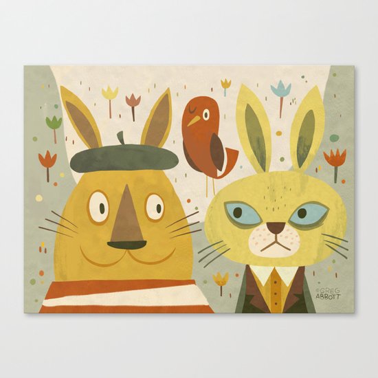 Frederic, Percy and Maxwell Canvas Print