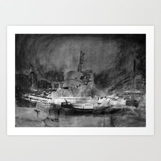 Ice Harvest Art Print