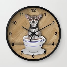 Tea Cup of Love Wall Clock
