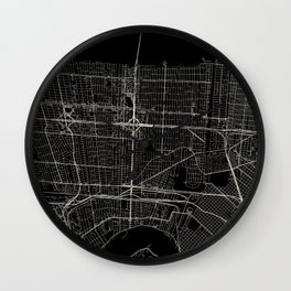 Metairie, USA - City Map Wall Clock