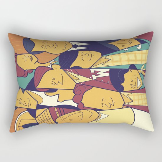 Happy Days Rectangular Pillow