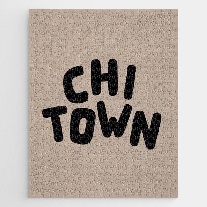 Chi Town Linen Brown Jigsaw Puzzle