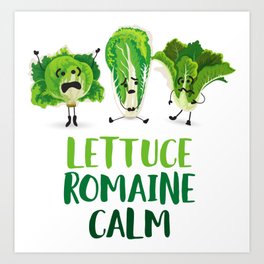 Lettuce Romaine Calm Art Print
